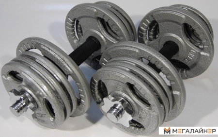 Гантели Atlas Sport Хаммертон 2x14 кг