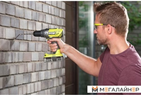 Ударная дрель-шуруповерт Ryobi R18PD3-242S 5133003820 (с 2-мя АКБ 4 Ah + 2 Ah, сумка) купить в Минске с доставкой