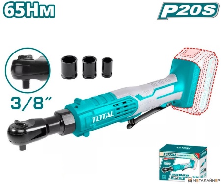 Трещотка Total TDRLI2060151 (без АКБ) купить в Минске с доставкой