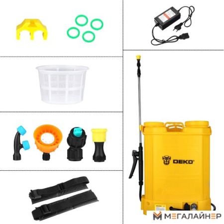 Аккумуляторный опрыскиватель Deko DKSP10 065-0954 16 л купить в Минске с доставкой
