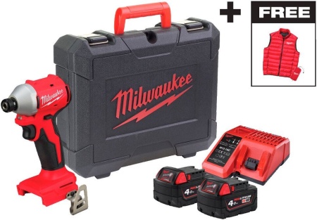 Винтоверт Milwaukee M18 BLIDRCMC-402C 4933499457 (с 2-мя АКБ, кейс) купить в Минске с доставкой