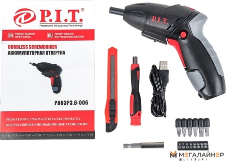 P.I.T PD03P3.6-006 (с АКБ) купить в Минске с доставкой