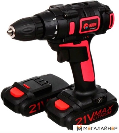 Дрель-шуруповерт Edon QM-1009S (с 2-мя АКБ, кейс) купить в Минске с доставкой