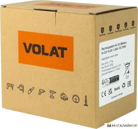 Аккумулятор VOLAT VT-MAK-PA14-1.3 (14.4В/1.3 Ah) купить в Минске с доставкой