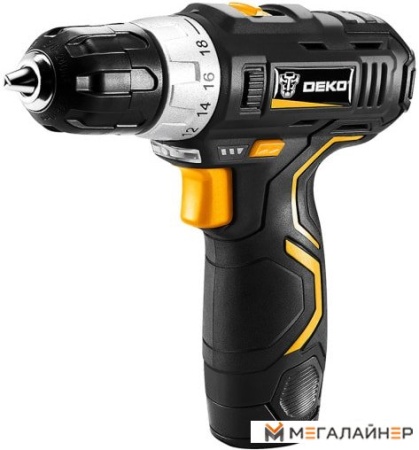 Дрель-шуруповерт Deko GCD12DU3 SET 104 063-4095 (с 1-им АКБ, кейс, набор оснастки) купить в Минске с доставкой