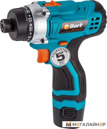 Дрель-шуруповерт Bort BAB-12x2Li-FDK (с 2-мя АКБ) купить в Минске с доставкой