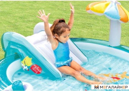 Надувной бассейн Intex Малыш Аллигатор 57165 (201x170)