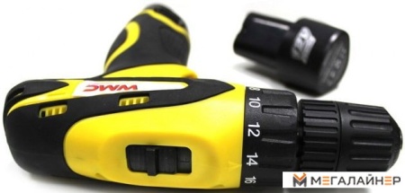 Дрель-шуруповерт WMC Tools 2068 (с 2-мя АКБ, кейс, набор оснастки) купить в Минске с доставкой