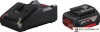 Аккумулятор с зарядным устройством Bosch GBA 1600A01B9Y (18В/4.0 Ah + 14.4-18В) купить в Минске с доставкой