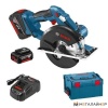Дисковая пила Bosch GKM 18 V-LI Professional 06016A4002 (два аккумулятора 5 А*ч) купить в Минске с доставкой