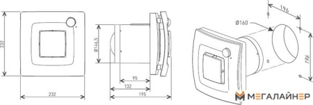 Осевой вентилятор Soler&Palau Silent Dual 300 5210641100