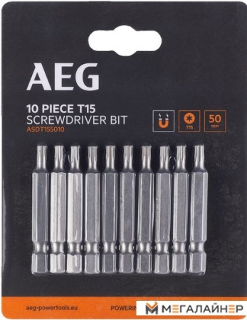 Набор бит AEG Powertools 4932479527 (10 шт) купить в Минске с доставкой
