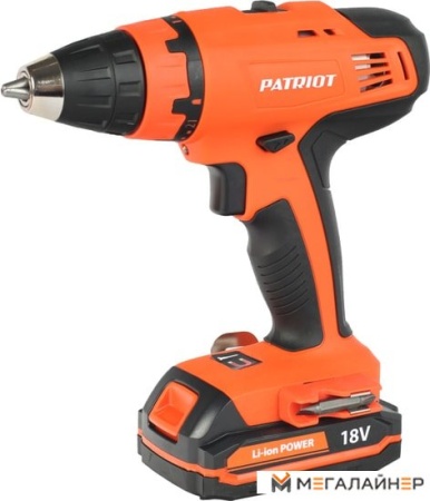 Дрель-шуруповерт Patriot BR 180Li 180301540 (с 2-мя АКБ, кейс) купить в Минске с доставкой